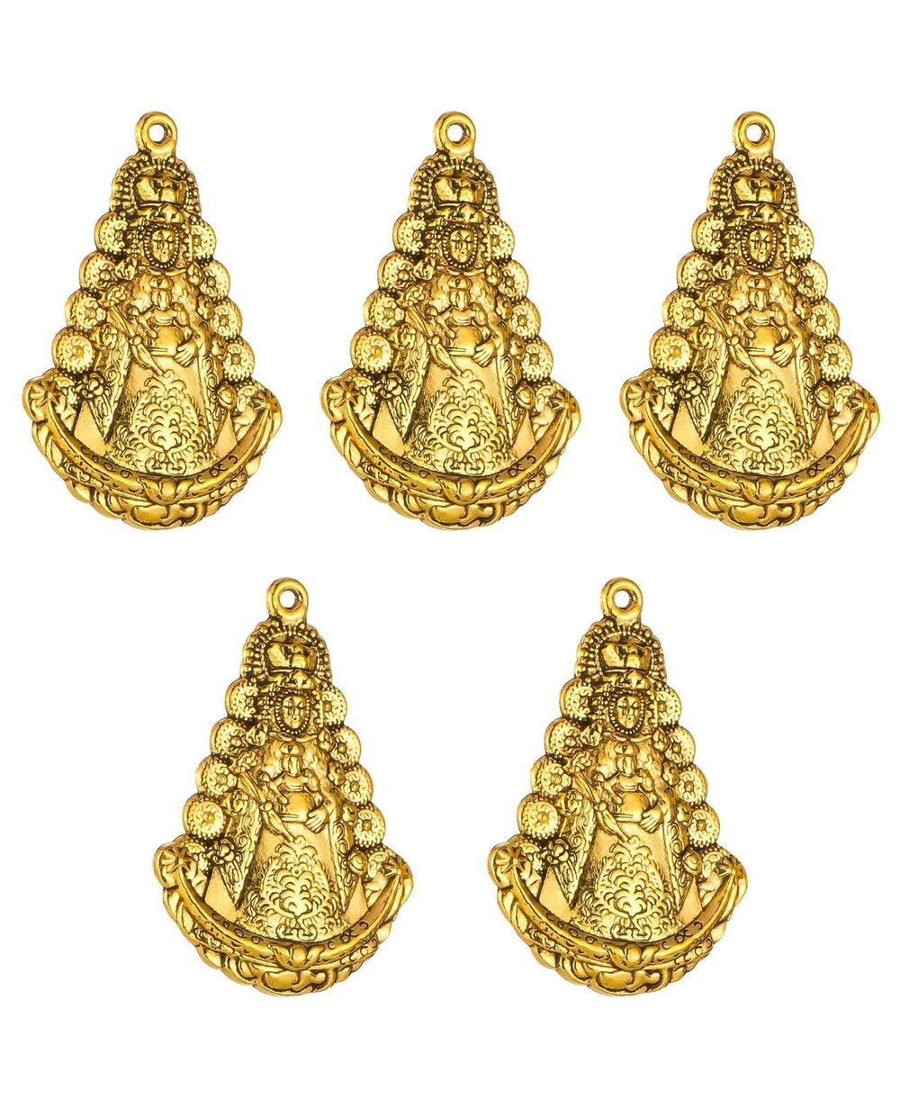 3518 Gold Color Plated Nossa Senhora de Aparceida Pendant Only Necklace
